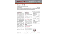 Fiberlock - Model IAQ 6000-8360 - White Mold Resistant Coating  - Brochure