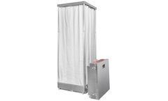 Fiberlock AfterShock - Model 6439-U - Klean-Pop Collapsible Decontamination Shower