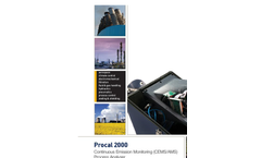 Procal - Model P2000 - Continuous Emission Monitoring Process Analyser - Brochure