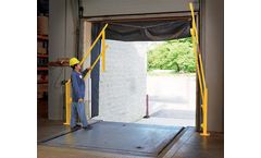 FabEnCo - Model DVG Series - Dual Vertical Lift Loading Dock Gates