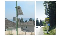 SolarSignal - Pole Mounted Radar Speed Signs