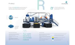 AMB Ecosteryl - Model R-Steryl - Medical Waste Sorting Center Machines- Brochure