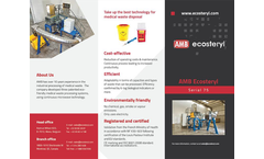 Medical Waste Disposal Equipment - Brochure