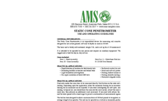 Static Cone Penetrometer - Technical Datasheet