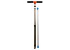 AMS - Model 424.23 - 1-1/8 X 24 Inch Plated Dual Purpose Soil Recovery Probe w/ Handle, 5/8 Inch Thread