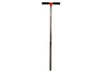 AMS - Model 401.21 - 7/8 X 33 Inch Plated Open End Soil Probe w/ Handle, 5/8 Inch Thread