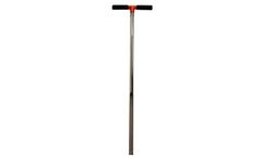 AMS - Model 401.21 - 7/8 X 33 Inch Plated Open End Soil Probe w/ Handle, 5/8 Inch Thread