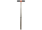 AMS - Model 401.10 - 1-1/8 X 33 Inch Plated Open End Soil Probe w/ Handle, 5/8 Inch Thread