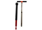 AMS - Model 401.19 - 1-1/8 X 24 Inch Plated Soil Probe w/ Slide Hammer, 5/8 Inch Thread