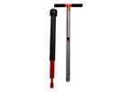 AMS - Model 401.18 - 1-1/8 X 24 Inch Stainless Steel Soil Probe w/ Slide Hammer, 5/8 Inch Thread