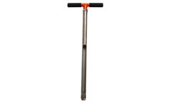 AMS - Model 401.17 - 1-1/8 X 24 Inch Stainless Steel Soil Probe w/ Handle, 5/8 Inch Thread