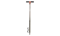 AMS - Model 425.58 - 1 Inch X 36 Inch Plated Replaceable Tip Soil Probe (24 Inch Window) w/ Handle, Hex Quick Pin