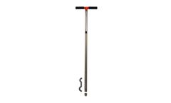 AMS - Model 425.52 - 1 Inch X 36 Inch Plated Replaceable Tip Soil Probe (24 Inch Window) w/ Handle, 5/8 Inch Thread