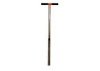 AMS - Model 62991 - 1-1/4 Inch X 33 Inch Plated Thick Wall Open End Soil Probe w/ Handle, 5/8 Inch Thread