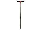 AMS - Model 401.21 - 1-1/4 Inch X 33 Inch Plated Thick Wall Open End Soil Probe w/ Handle, 5/8 Inch Thread