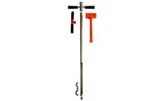 AMS - Model 425.501 - 1 Inch X 36 Inch Hammer-Head Replaceable Tip Soil Probe Kit, 5/8 Inch Thread