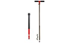 AMS - Model 427.35 - 1 Inch X 36 Inch Replaceable Tip Soil Probe (24 Inch Window) Slide Hammer Kit, Hex Quick Pin