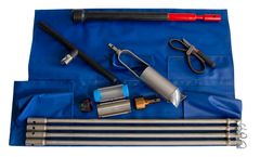 AMS - Model 58567 - 3-1/4 Inch X 3` Stainless Steel Split Soil Core Sampling Mini Kit, Hex Quick Pin