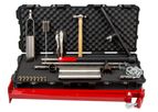 AMS - Model 64526 - 2 Inch X 12 Inch Split Soil Organic Carbon Sampling Kit w/ Sleeved Slide Hammer, Hex Quick Pin