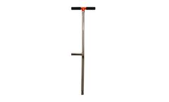 AMS - Model 401.40 - 33 Inch Plated Step Soil Probe w/ Handle, 5/8 Inch Thread