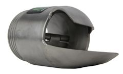 AMS - Model 428.08 - 2-1/4 Inch Stainless Steel Sludge Valved Auger Tip