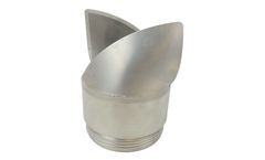 AMS - Model 428.16 - 3-1/4 Inch Stainless Steel Sludge Valved Auger Tip