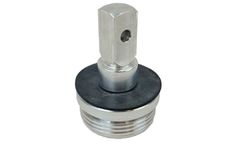 AMS - Model 58987 - 2 Inc Aluminum Square Tank Sludge Flap Valve Cap