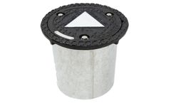 AMS - Model 207.40 - 8 Inch X 8 Inch Steel Skirt 3 Bolt Manhole