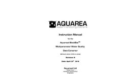 Aquaread BlackBox - Multiparameter Water Quality Data Converter - Instruction Manual