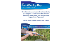 Aquaread QuickDeployKey - Water Level Monitoring - Brochure