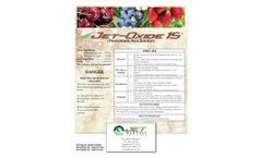 Jet-Oxide - 15% Industrial Sanitizer Brochure