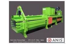 Autobaler - Model ATS 110.75 130 30kw - Semi Auto Baler