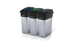 Rothopro - Model Geo - Waste Separation Metallic Bin