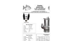 Piranha - Model PS-750-CH - Solids Handling Pump - Technical Datasheet