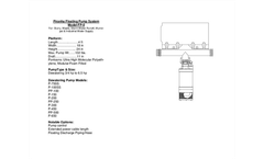 Piranha - Model FP-0 (3 Inch)/FP-0 (4 Inch) - Floating Industrial Duty Pumps - Technical Datasheet