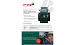 PEL - Model 1500TR - Low-Noise Compact Agri Wrap Tractor Baler - Datasheet