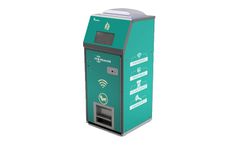 PEL - Model BriteBin Solar Bin - Solar Powered Compacting Litter Bin