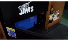 Under Counter Recycling Glass Crusher: BB01 Baby Jaws - Video