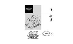 Tennant - Model T20 - Industrial Ride-On Floor Scrubber - Brochure