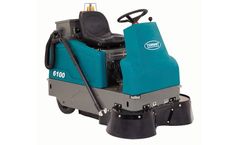 Tennant - Model 6100 - Sub-Compact Battery Ride-On Floor Sweeper