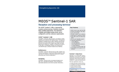 MEOS - Model Sentinel-1 SAR - Reception and Processing Terminal Brochure