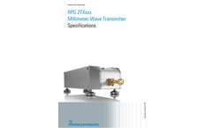 RPG - Model RPG - Signal Generator Extender - Brochure