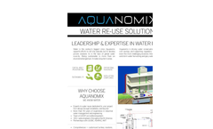 Aquanomix - Water Reuse Systems Brochure
