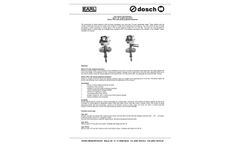 EARL - Model Type 107 - 107hv - Flow Switches - Brochure