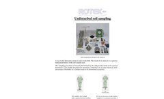 Soil Coring Kit for Volatile Components Data Sheet