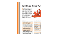 Dri-Prime - HL110M - Automatic Self-Priming Pump Brochure