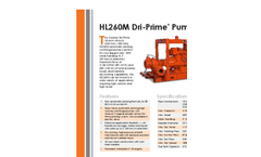 Dri-Prime - HL260M - Automatic Self-Priming Centrifugal Pump Brochure