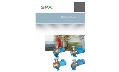 Horticulture Circulation Pumps - Brochure
