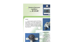 Model M 30 C - Pressure Regulator Brochure