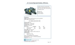 Sentry - Model 250 - Solid Core Current Switch - Datasheet
